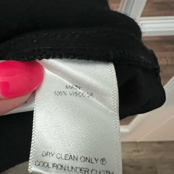 Saba Black Midi Dress high neck, sleeveless size M EUC - Picture 4 of 8